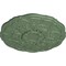 Ekena Millwork Cornelia Ceiling Medallion (Fits Canopies up to 4"), Hnd-Painted Athenian Green, 22 1/2"OD x 1 1/2"P CM22CNAGF - alternate 2